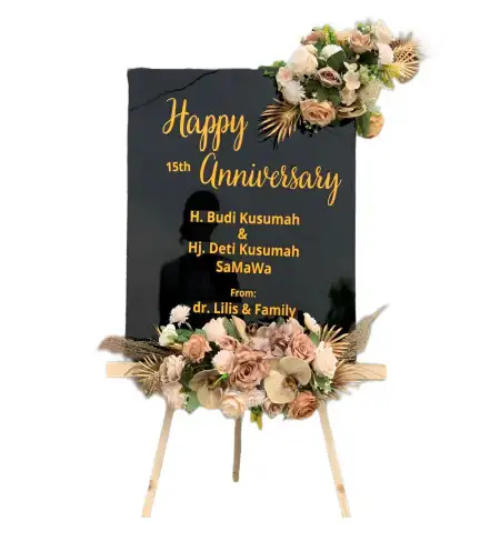 Papan Bunga Akrilik Trewung